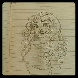 Summer girl drawing #2